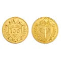 Byhoo 100PCS Metal DND Gold Coins